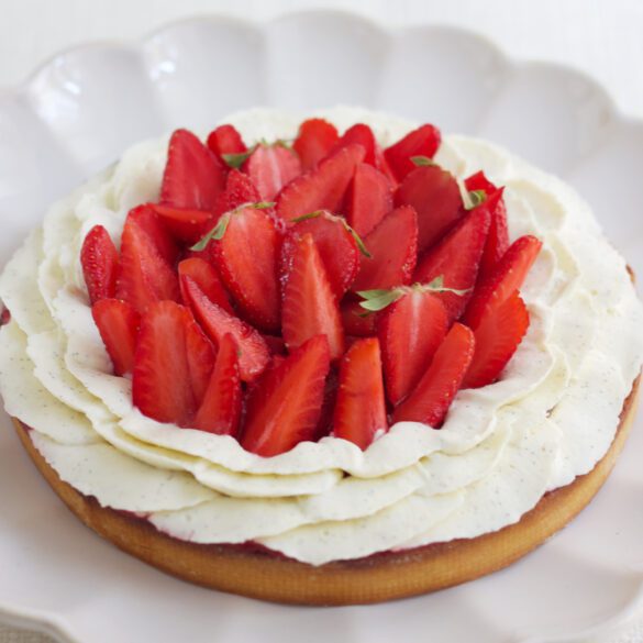 Gluten-free strawberry tart