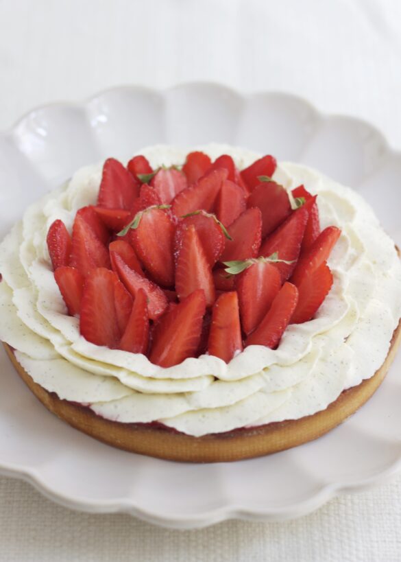 Gluten-free strawberry tart