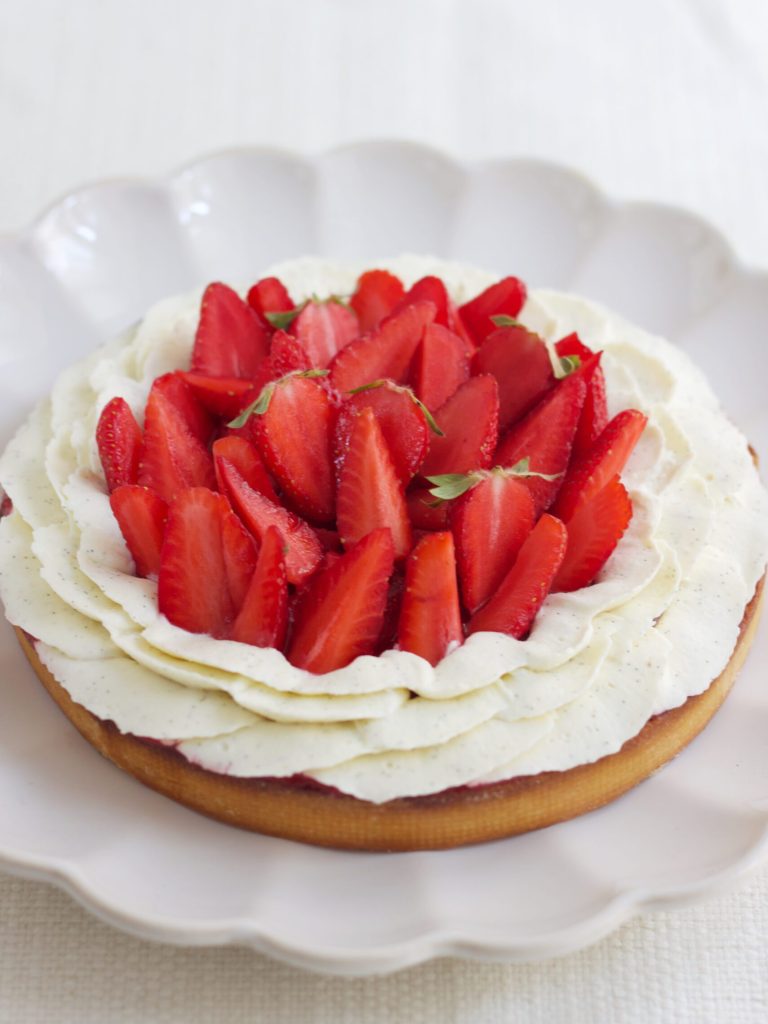 Gluten-free strawberry tart